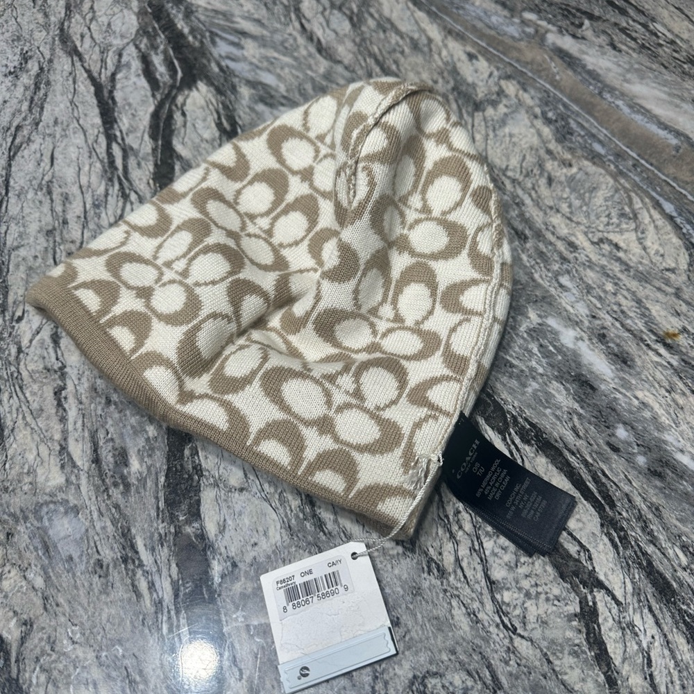 NWT coach beanie